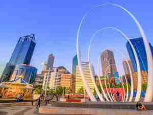 Boost Your Business with Our Expert Web Design Agency in Perth 3 a city skyline with tall buildings